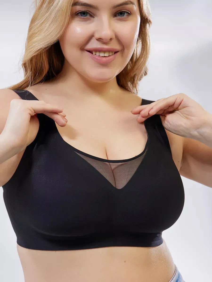 Women's Casual Wire-Free Minimizer Bras – Comfort Support