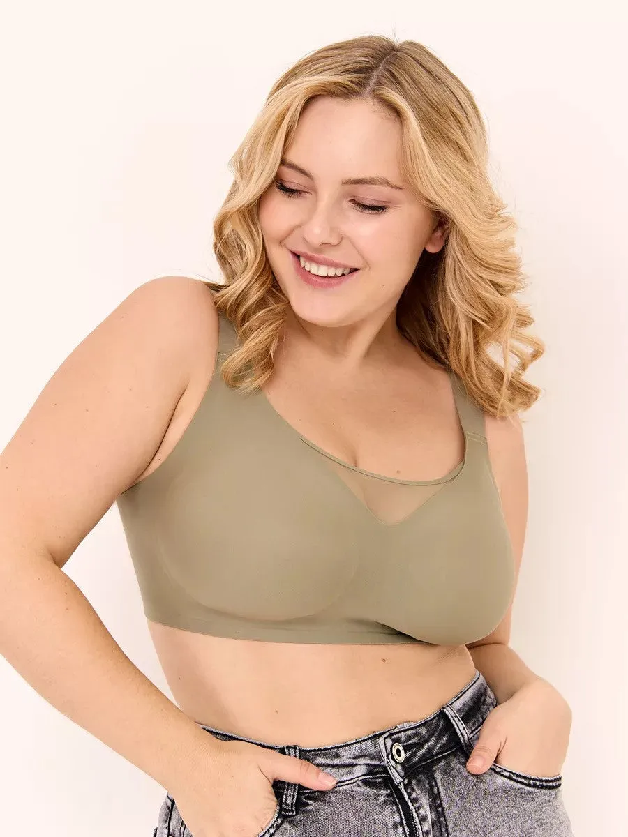 Women's Casual Wire-Free Minimizer Bras – Comfort Support