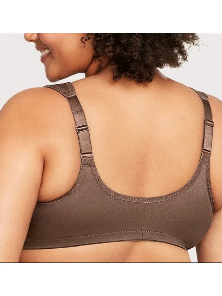 Women's Lace Front Closure Underwire Bra
