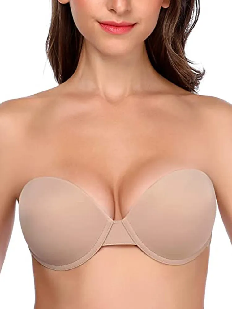 Women's Lift Strong Stickiness Backless Strapless Bra
