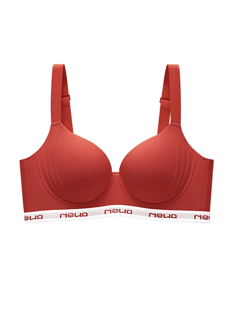 Women's Plus Size Push-Up Bra with Flexible Underwire– Stabilizing Cups
