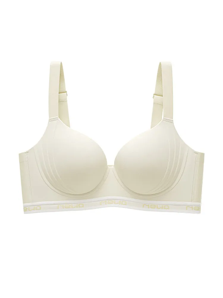 Women's Plus Size Push-Up Bra with Flexible Underwire– Stabilizing Cups