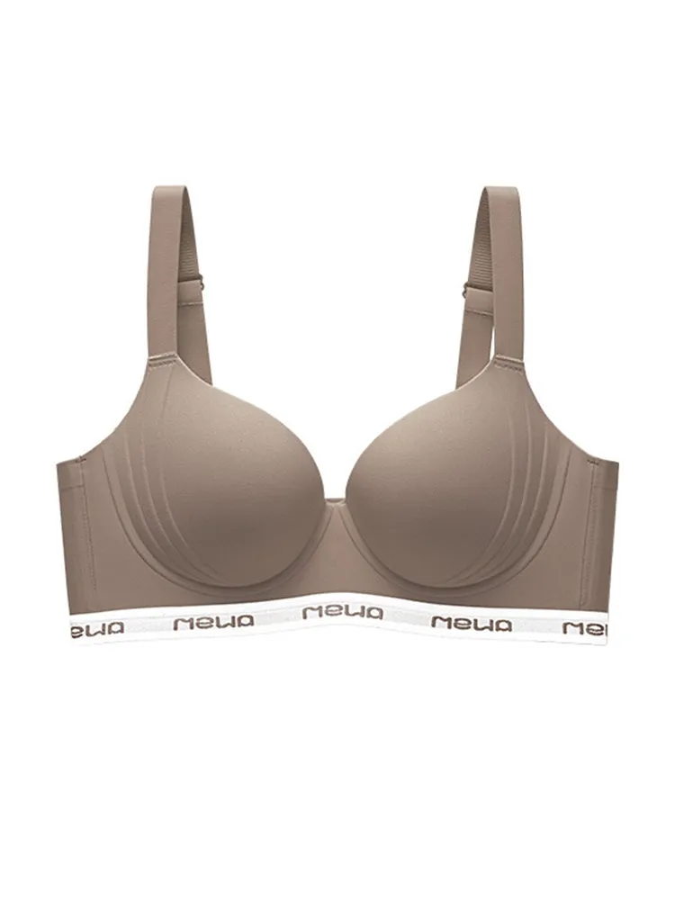 Women's Plus Size Push-Up Bra with Flexible Underwire– Stabilizing Cups