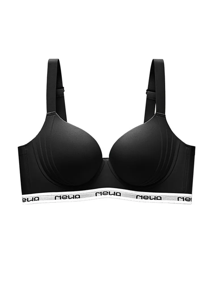 Women's Plus Size Push-Up Bra with Flexible Underwire– Stabilizing Cups