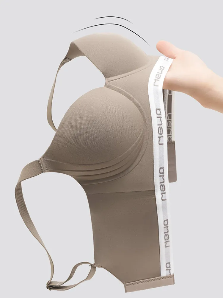 Women's Plus Size Push-Up Bra with Flexible Underwire– Stabilizing Cups
