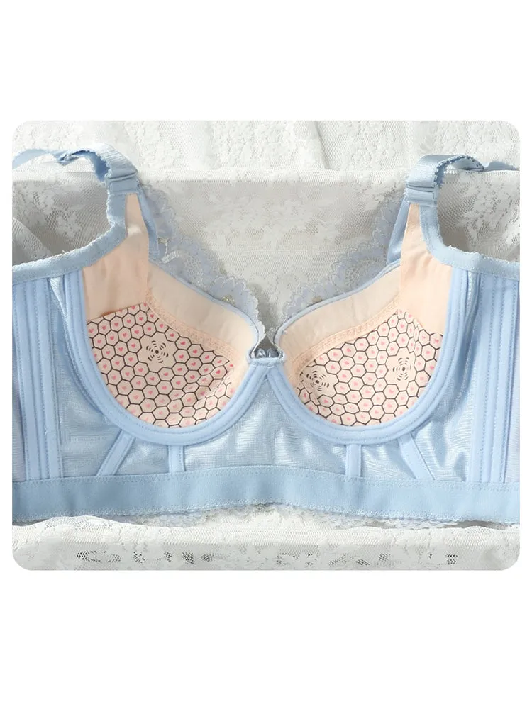 Women's Push Up Deep V Underwire Longline Bras