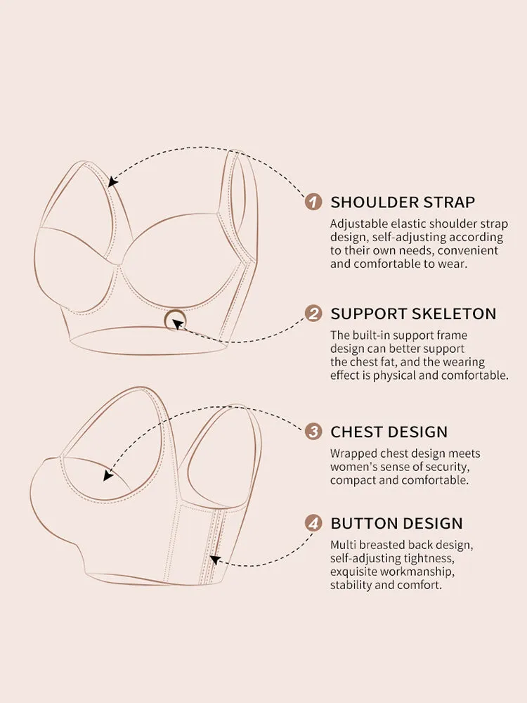 Women's Seamless Side Supportive Non-Wired Everyday Bra