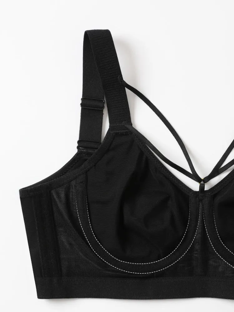 Women's Sexy Side Support Underwire Bras