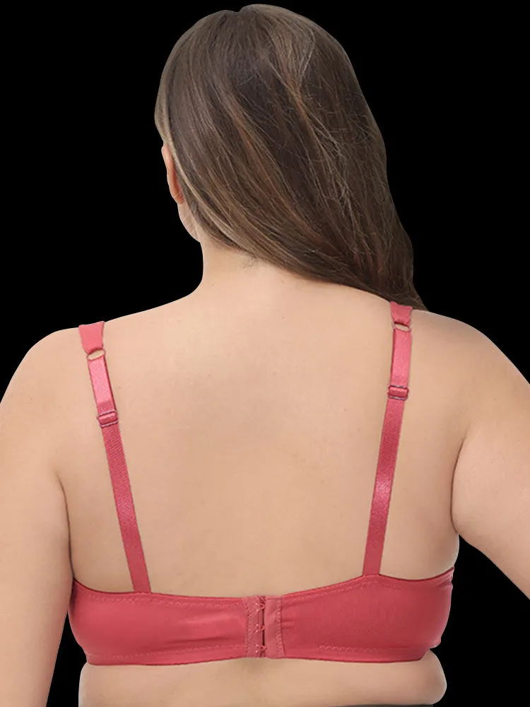 Women's Solid Color Full Cup Underwire Push Up Bra