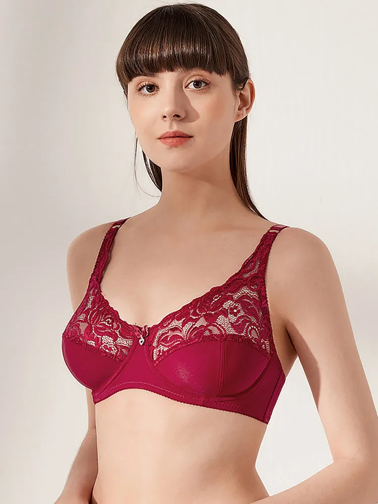 Women's Thin Beautiful Back Push Up Underwire Bra
