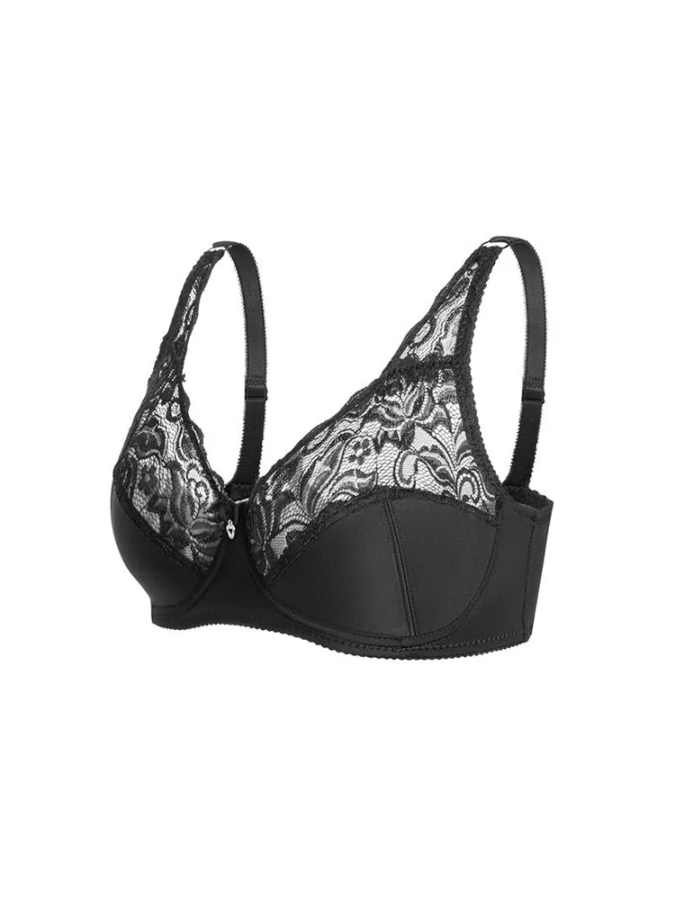 Women's Thin Beautiful Back Push Up Underwire Bra