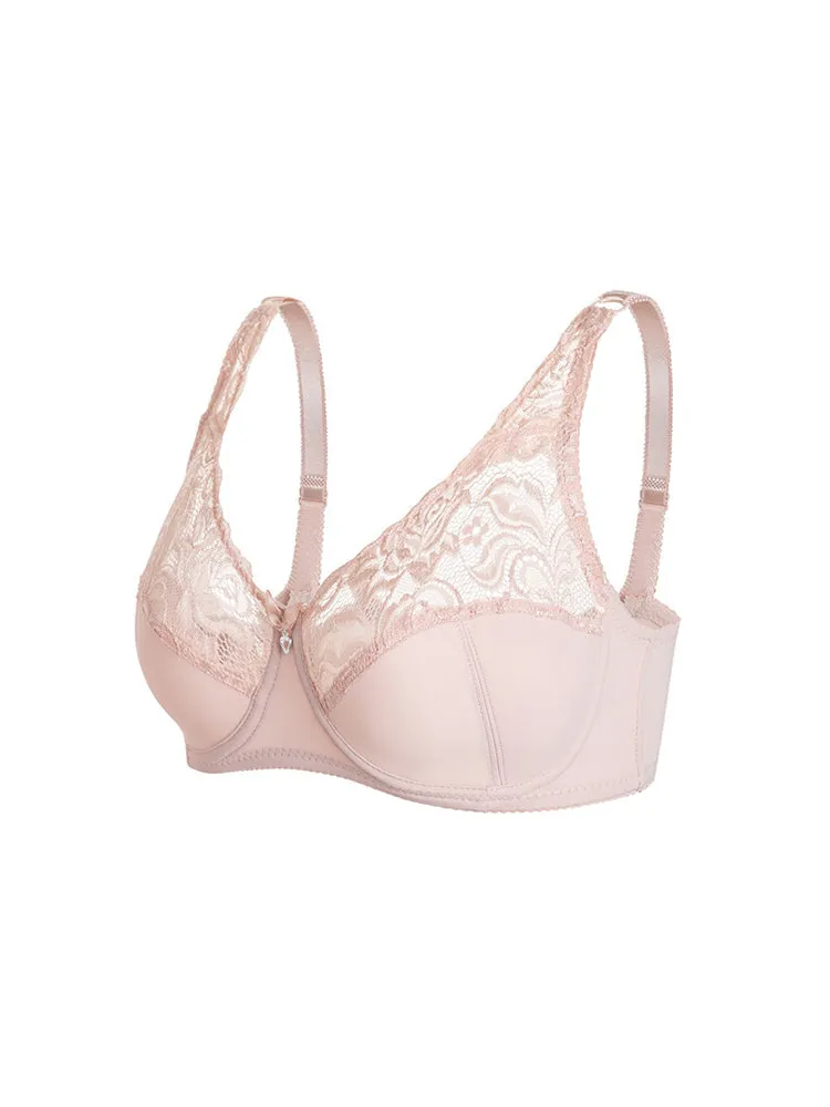 Women's Thin Beautiful Back Push Up Underwire Bra