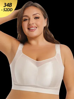 Women's Ultra-Thin Push-Up Full Coverage Bra Minimizer Bras
