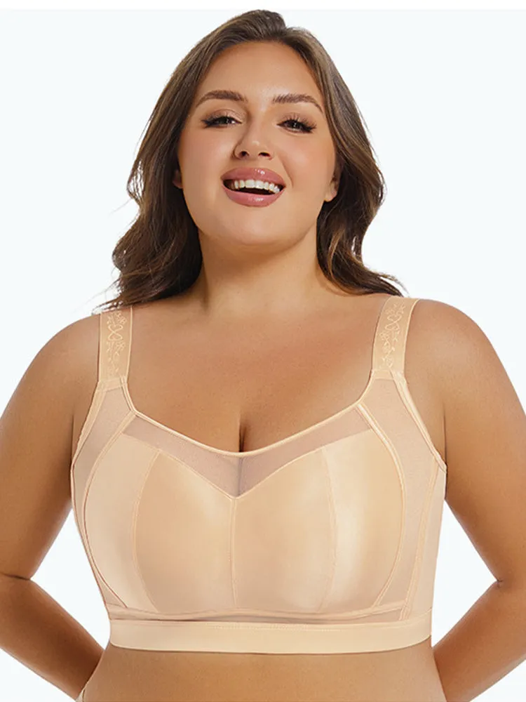 Women's Ultra-Thin Push-Up Full Coverage Bra Minimizer Bras