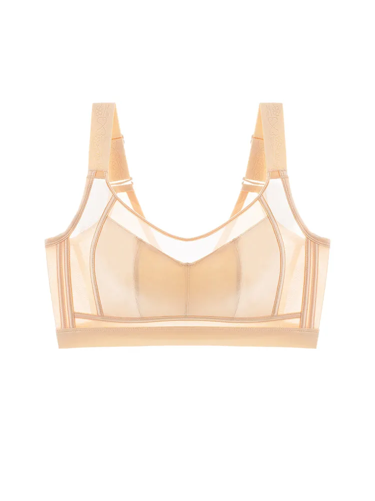 Women's Ultra-Thin Push-Up Full Coverage Bra Minimizer Bras