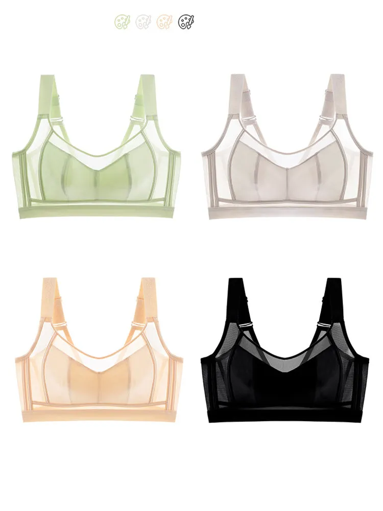 Women's Ultra-Thin Push-Up Full Coverage Bra Minimizer Bras